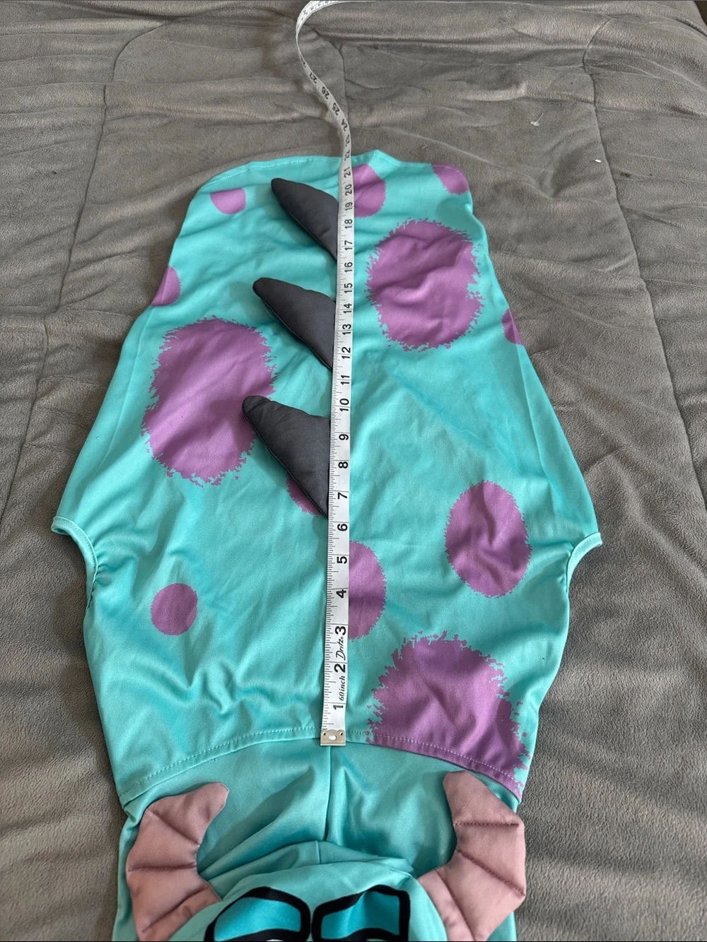 Disney pixar Monsters Inc  Sully Hooded pet dog Halloween costume xl